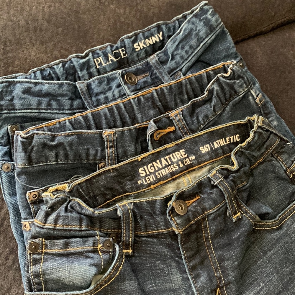 3 pairs of boys jeans size 10